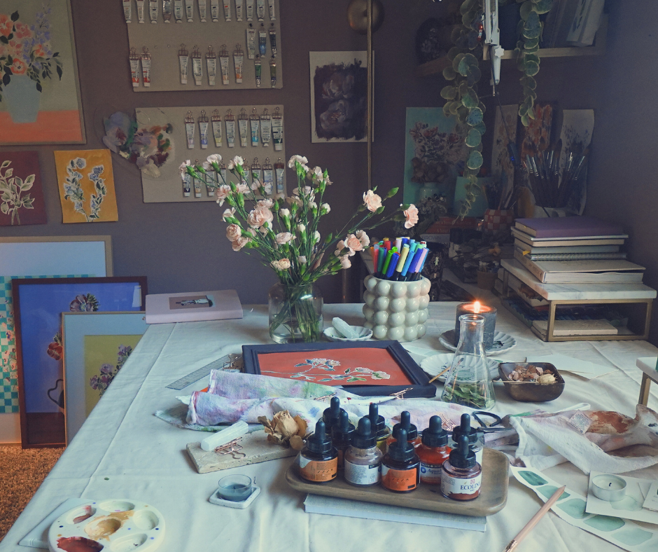 How to Set Up Your Home Art Studio to Support Your Creative Flow